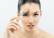 Meedchen no fractional Laser Gesiichtsverjüngung